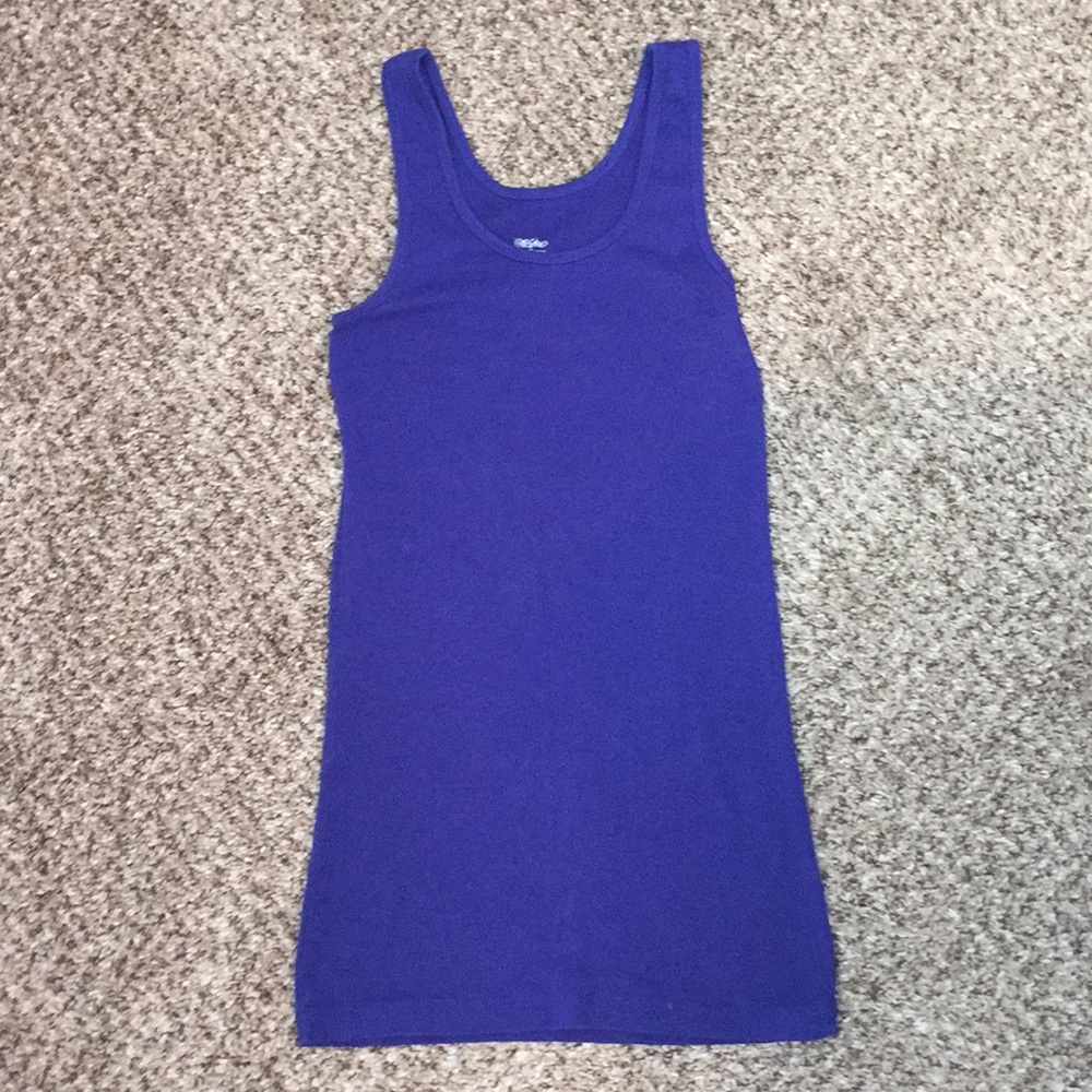 Blue/purple tank top